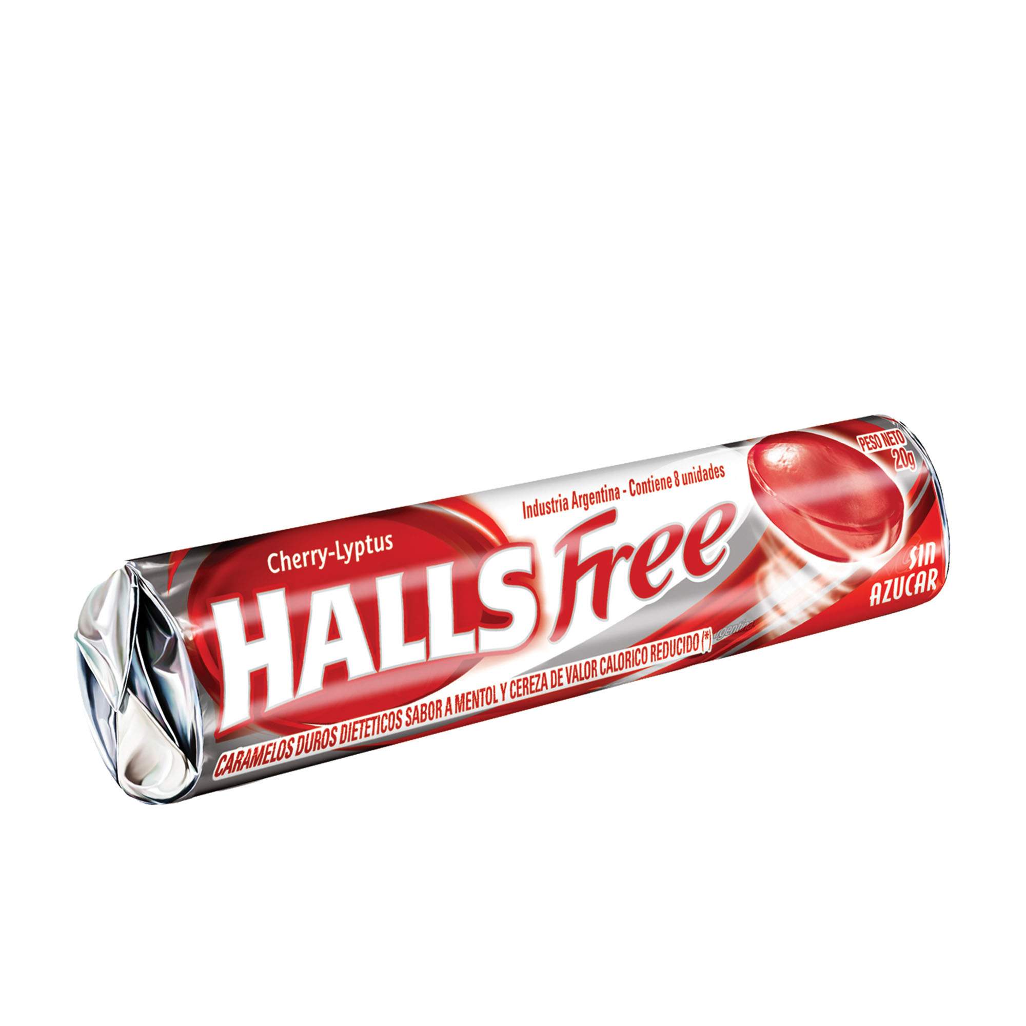 PASTILLAS HALLS FREE CHERRY